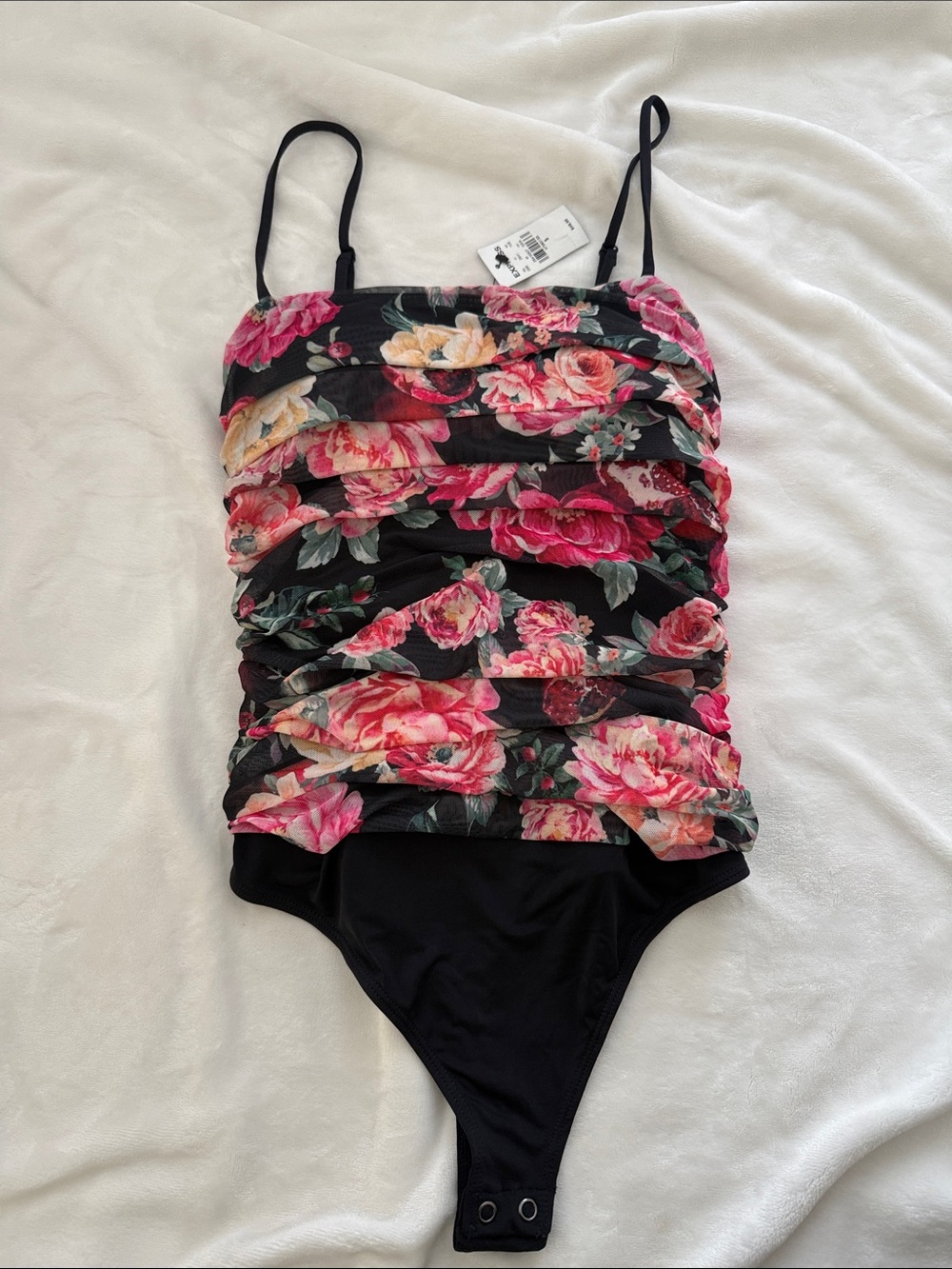 Womens floral bodysuit *NEVER WORN*